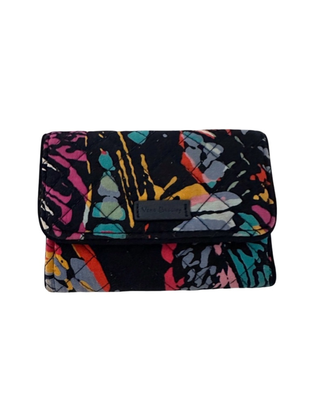 Vera Bradley RFID Quilted Floral Wallet with Security Protection - Picture 1 of 10
